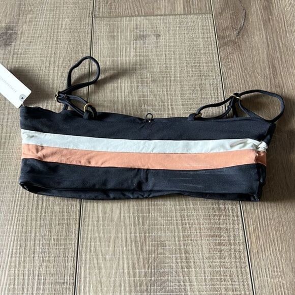 Anthropologie x LSPACE Rebel Stripe Bikini Top Size S - Picture 4 of 7